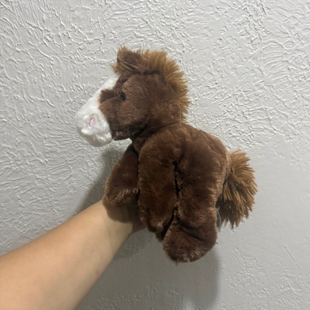 The petting zoo brown horse plush